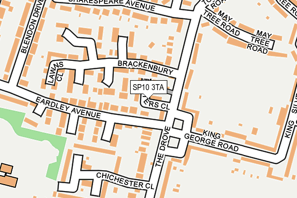 SP10 3TA map - OS OpenMap – Local (Ordnance Survey)