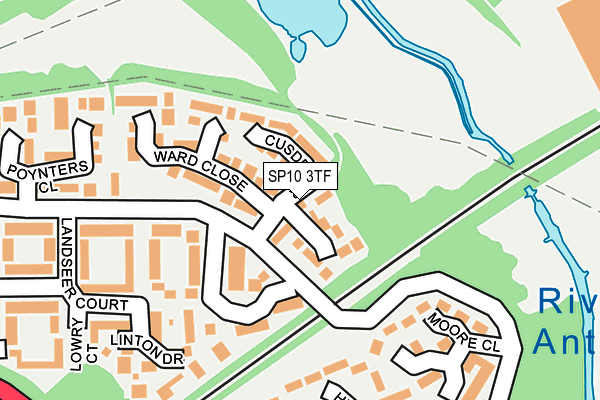 SP10 3TF map - OS OpenMap – Local (Ordnance Survey)