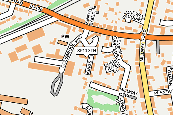 SP10 3TH map - OS OpenMap – Local (Ordnance Survey)