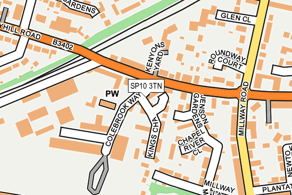 SP10 3TN map - OS OpenMap – Local (Ordnance Survey)