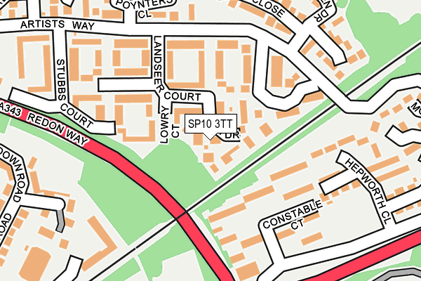 SP10 3TT map - OS OpenMap – Local (Ordnance Survey)