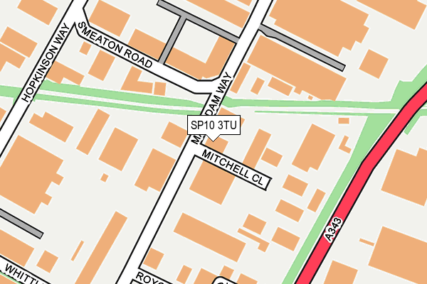 SP10 3TU map - OS OpenMap – Local (Ordnance Survey)