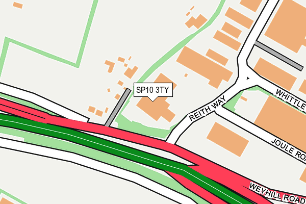 SP10 3TY map - OS OpenMap – Local (Ordnance Survey)