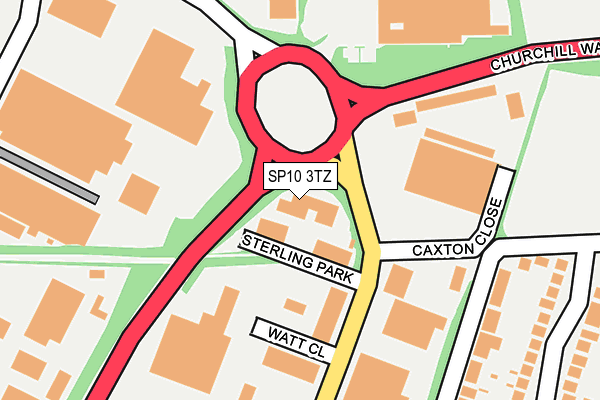 SP10 3TZ map - OS OpenMap – Local (Ordnance Survey)