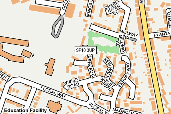 SP10 3UP map - OS OpenMap – Local (Ordnance Survey)