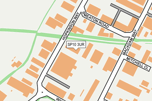 SP10 3UR map - OS OpenMap – Local (Ordnance Survey)