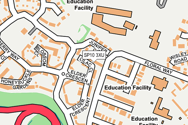 SP10 3XU map - OS OpenMap – Local (Ordnance Survey)