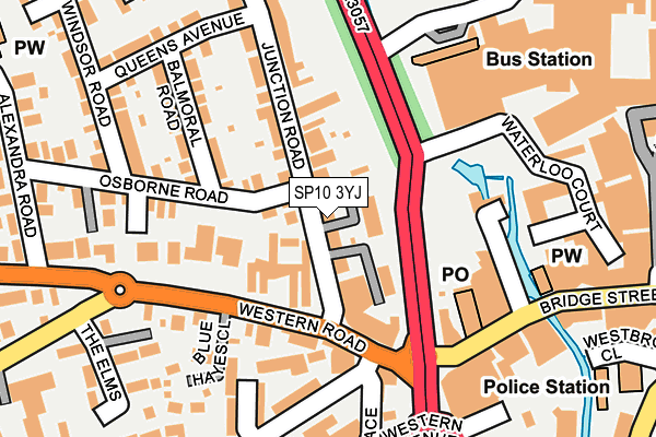SP10 3YJ map - OS OpenMap – Local (Ordnance Survey)