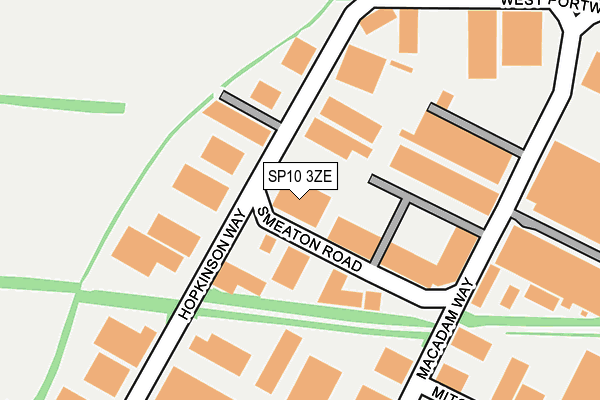 SP10 3ZE map - OS OpenMap – Local (Ordnance Survey)