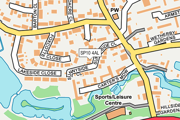 SP10 4AL map - OS OpenMap – Local (Ordnance Survey)