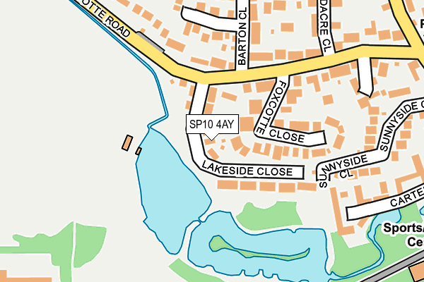 SP10 4AY map - OS OpenMap – Local (Ordnance Survey)