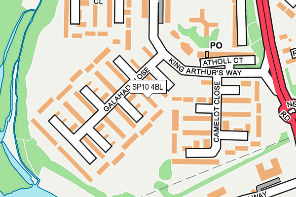 SP10 4BL map - OS OpenMap – Local (Ordnance Survey)