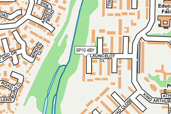 SP10 4BY map - OS OpenMap – Local (Ordnance Survey)