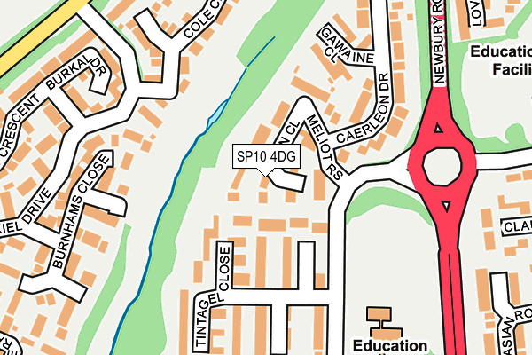 SP10 4DG map - OS OpenMap – Local (Ordnance Survey)