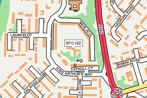 SP10 4EE map - OS OpenMap – Local (Ordnance Survey)