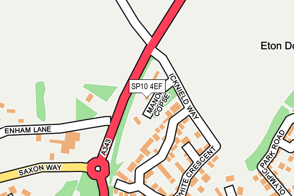 SP10 4EF map - OS OpenMap – Local (Ordnance Survey)