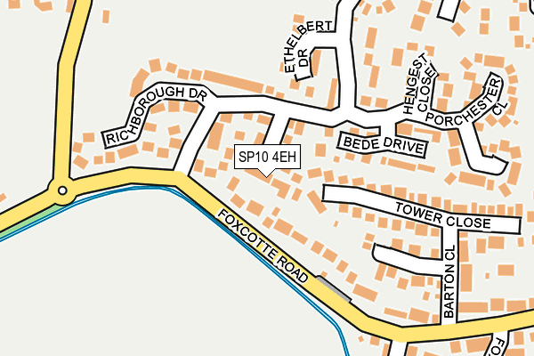 SP10 4EH map - OS OpenMap – Local (Ordnance Survey)