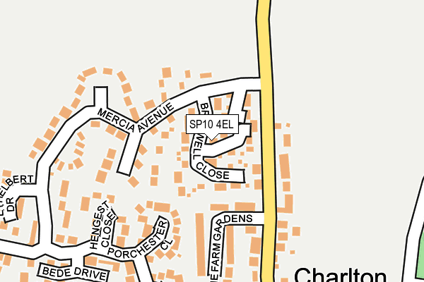 SP10 4EL map - OS OpenMap – Local (Ordnance Survey)