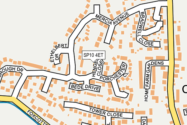 SP10 4ET map - OS OpenMap – Local (Ordnance Survey)
