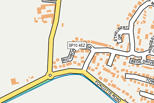 SP10 4EZ map - OS OpenMap – Local (Ordnance Survey)