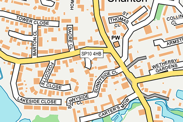 SP10 4HB map - OS OpenMap – Local (Ordnance Survey)
