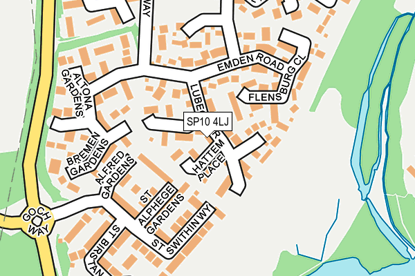 SP10 4LJ map - OS OpenMap – Local (Ordnance Survey)