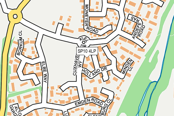 SP10 4LP map - OS OpenMap – Local (Ordnance Survey)