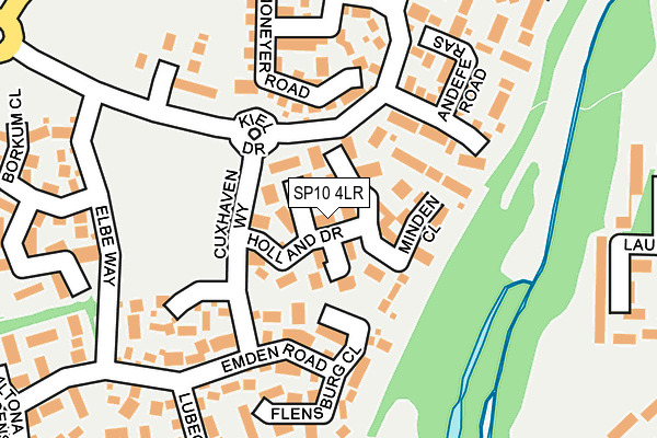 SP10 4LR map - OS OpenMap – Local (Ordnance Survey)