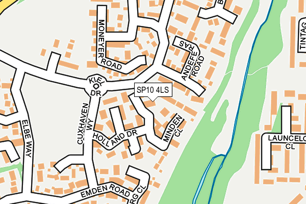 SP10 4LS map - OS OpenMap – Local (Ordnance Survey)