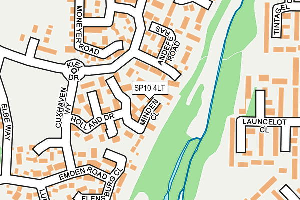 SP10 4LT map - OS OpenMap – Local (Ordnance Survey)