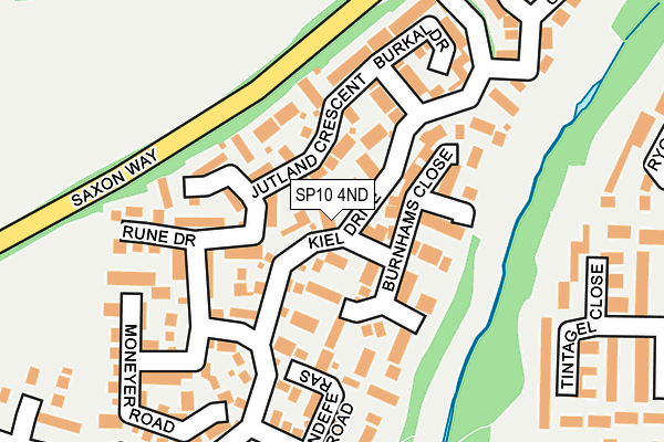 SP10 4ND map - OS OpenMap – Local (Ordnance Survey)