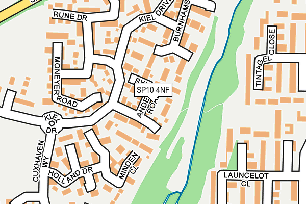 SP10 4NF map - OS OpenMap – Local (Ordnance Survey)