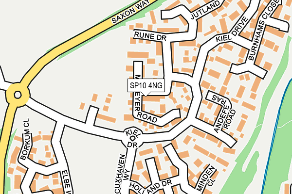 SP10 4NG map - OS OpenMap – Local (Ordnance Survey)