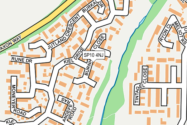 SP10 4NJ map - OS OpenMap – Local (Ordnance Survey)