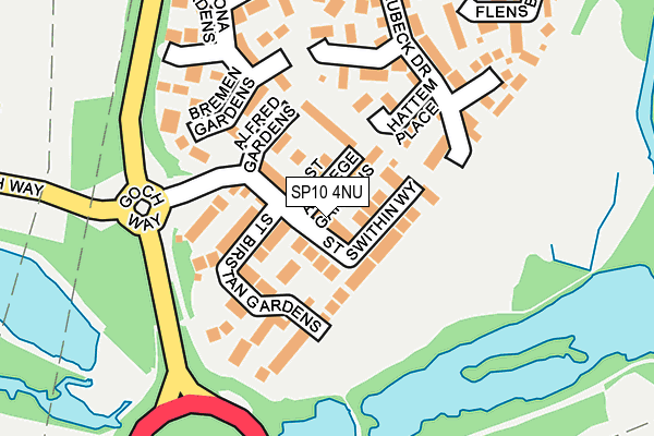 SP10 4NU map - OS OpenMap – Local (Ordnance Survey)