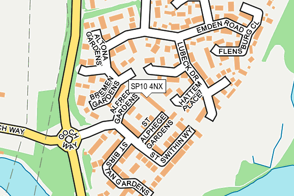 SP10 4NX map - OS OpenMap – Local (Ordnance Survey)