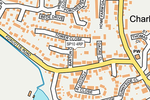 SP10 4RP map - OS OpenMap – Local (Ordnance Survey)