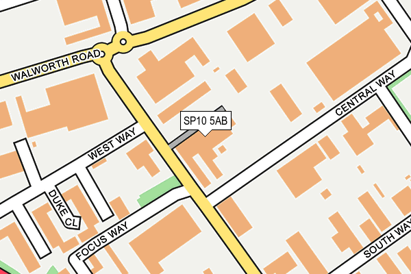 SP10 5AB map - OS OpenMap – Local (Ordnance Survey)