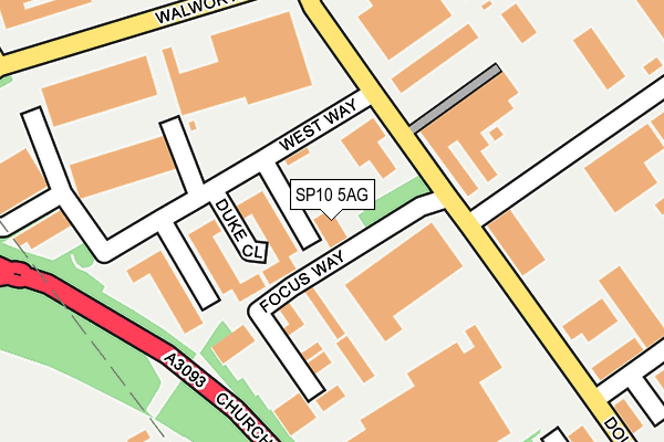 SP10 5AG map - OS OpenMap – Local (Ordnance Survey)