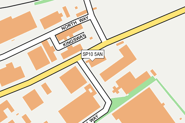 SP10 5AN map - OS OpenMap – Local (Ordnance Survey)