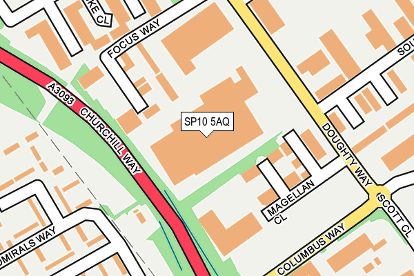 SP10 5AQ map - OS OpenMap – Local (Ordnance Survey)