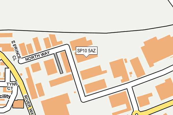 SP10 5AZ map - OS OpenMap – Local (Ordnance Survey)