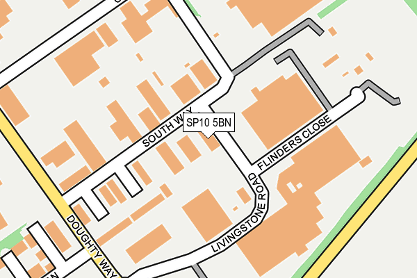 SP10 5BN map - OS OpenMap – Local (Ordnance Survey)