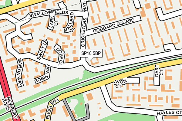 SP10 5BP map - OS OpenMap – Local (Ordnance Survey)
