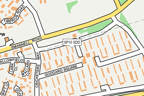 SP10 5DD map - OS OpenMap – Local (Ordnance Survey)