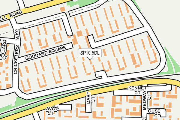 SP10 5DL map - OS OpenMap – Local (Ordnance Survey)