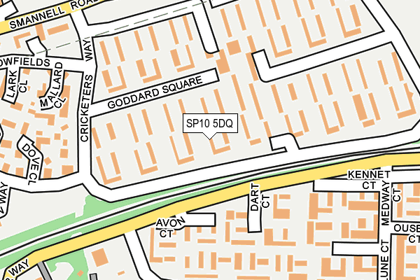 SP10 5DQ map - OS OpenMap – Local (Ordnance Survey)