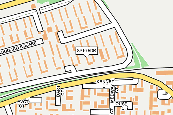 SP10 5DR map - OS OpenMap – Local (Ordnance Survey)