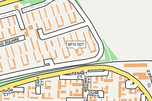 SP10 5DT map - OS OpenMap – Local (Ordnance Survey)