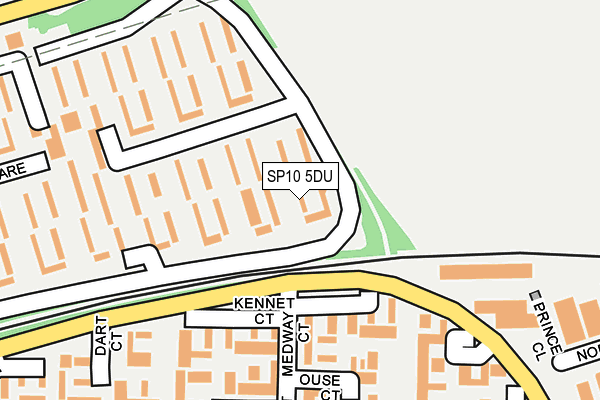 SP10 5DU map - OS OpenMap – Local (Ordnance Survey)